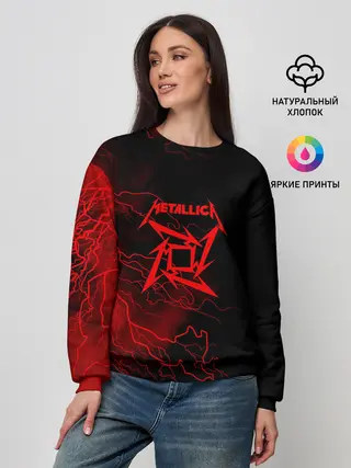 Женский свитшот / Metallica