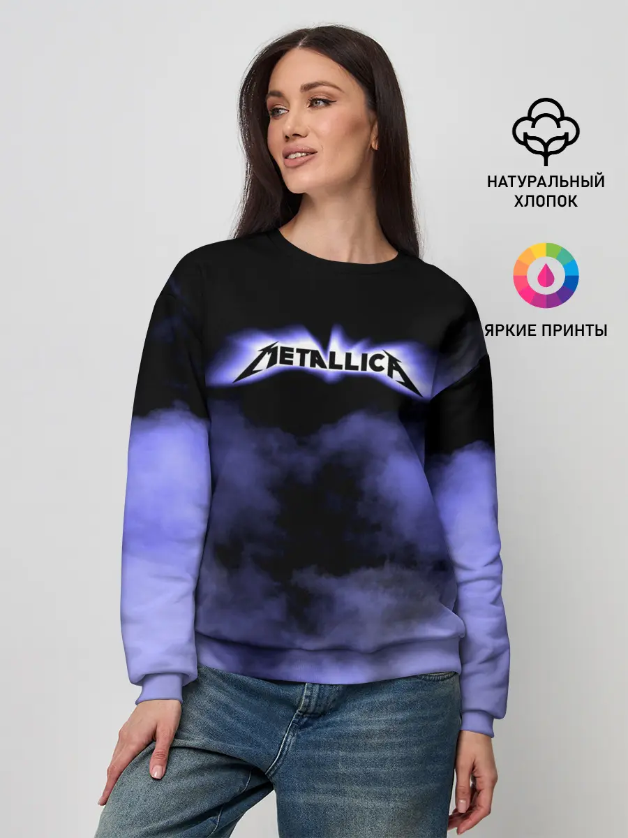Женский свитшот / Metallica