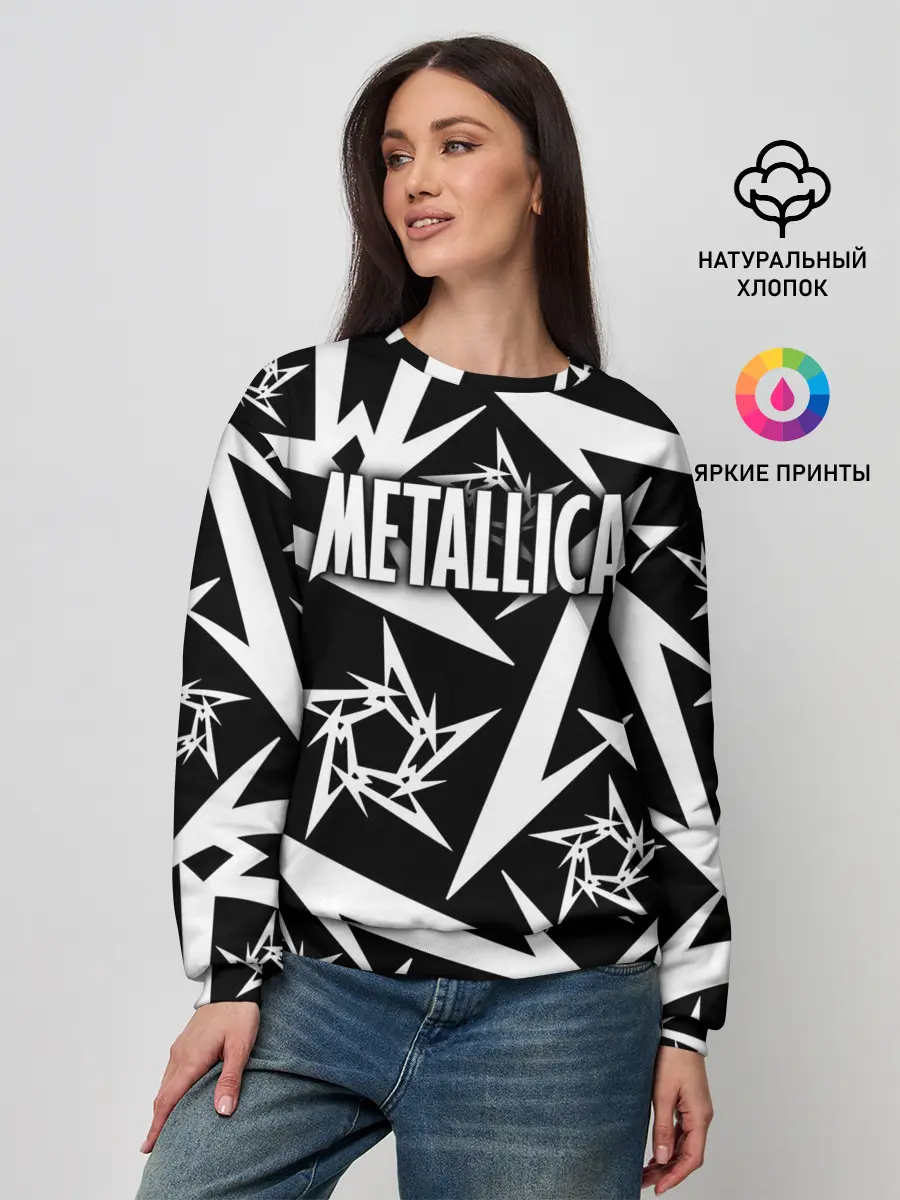 Женский свитшот / Metallica
