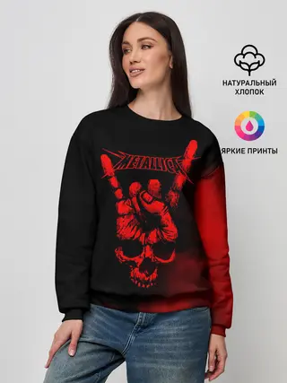 Женский свитшот / Metallica