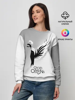 Женский свитшот / Good Omens
