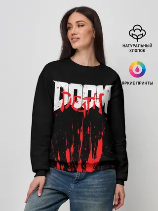 Женский свитшот / DOOM Bloody