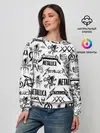 Женский свитшот / METALLICA LOGOBOMBING