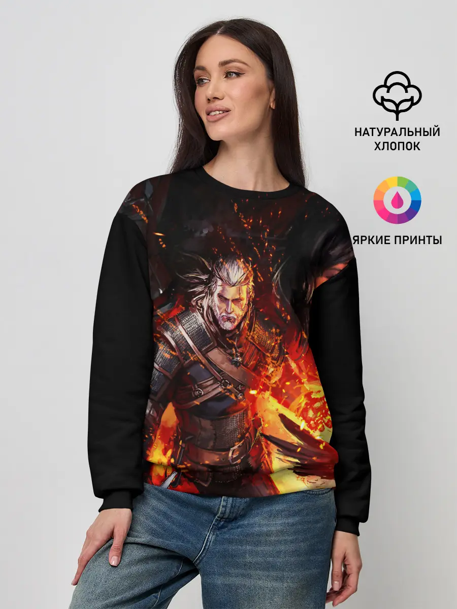 Женский свитшот / THE WITCHER 3:WILD HUNT