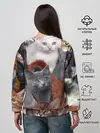 Женский свитшот / Много котов