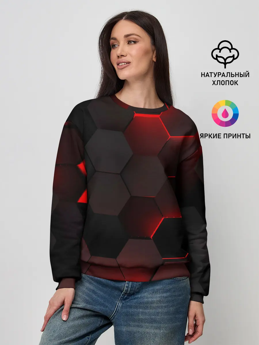 Женский свитшот / 3D плиты