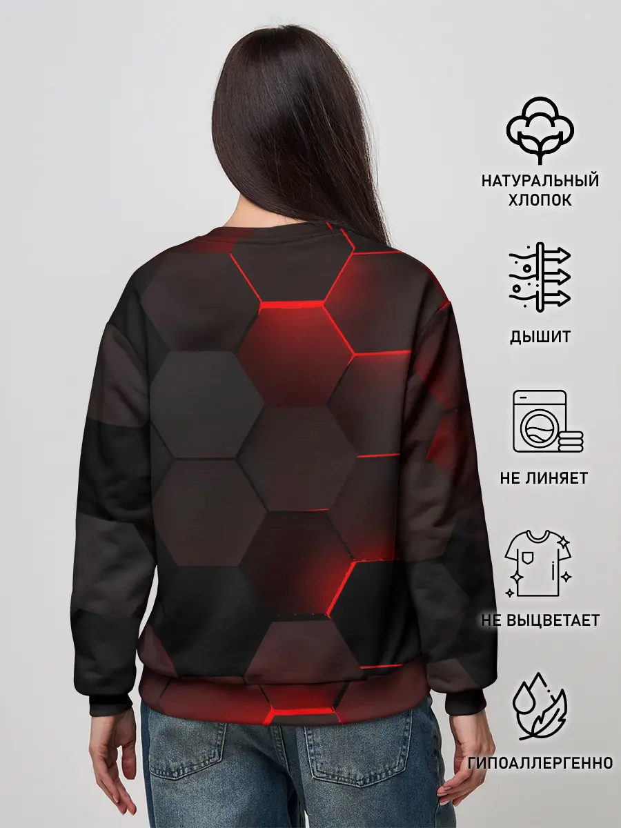 Женский свитшот / 3D плиты