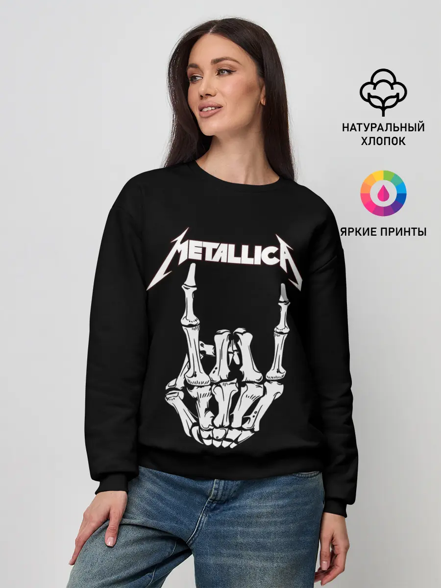 Женский свитшот / Metallica