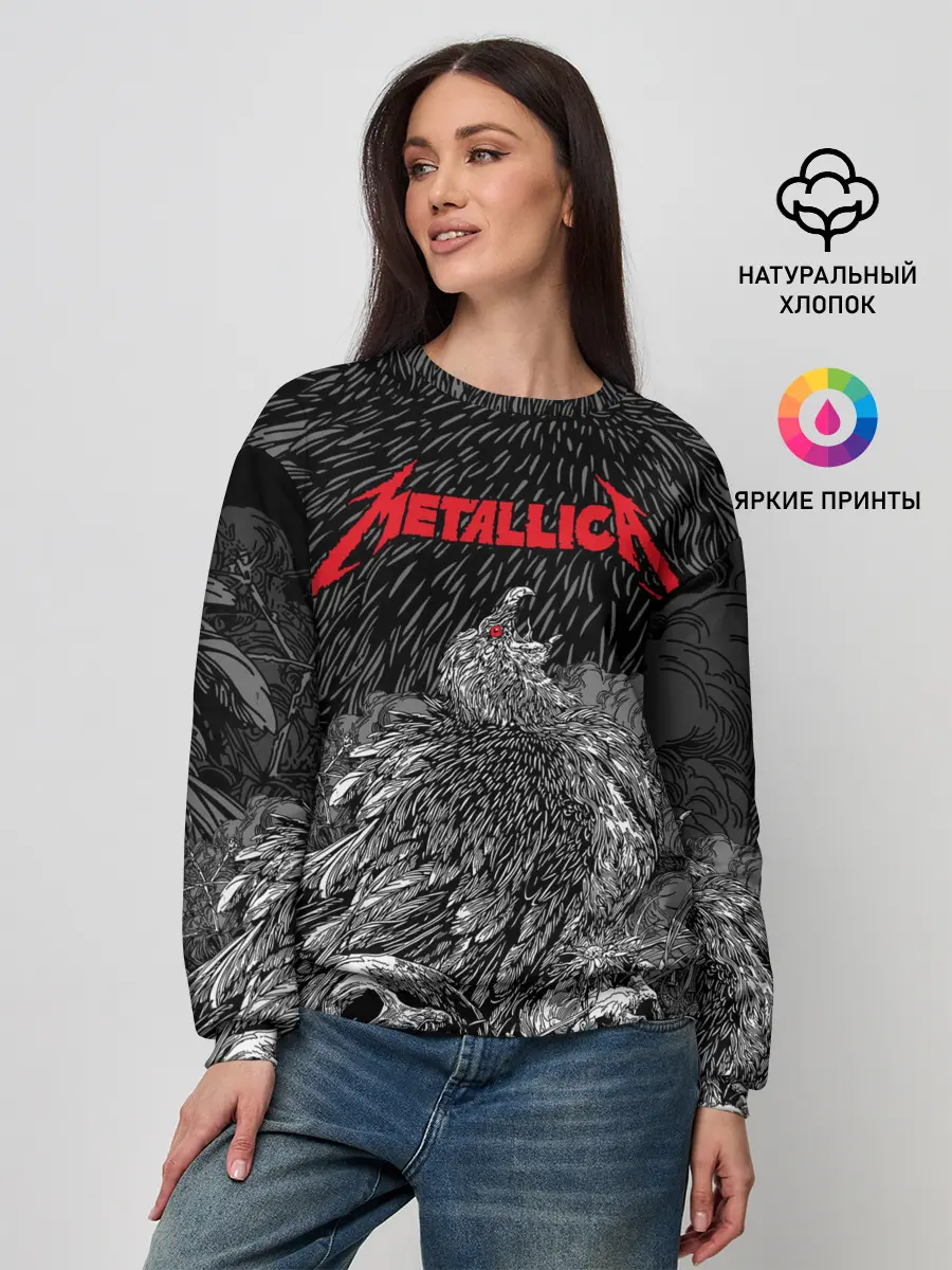 Женский свитшот / Metallica