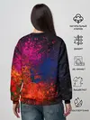 Женский свитшот / Брызги краски