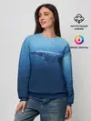 Женский свитшот / Кит