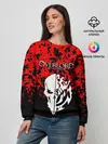 Женский свитшот / Overlord Skull red