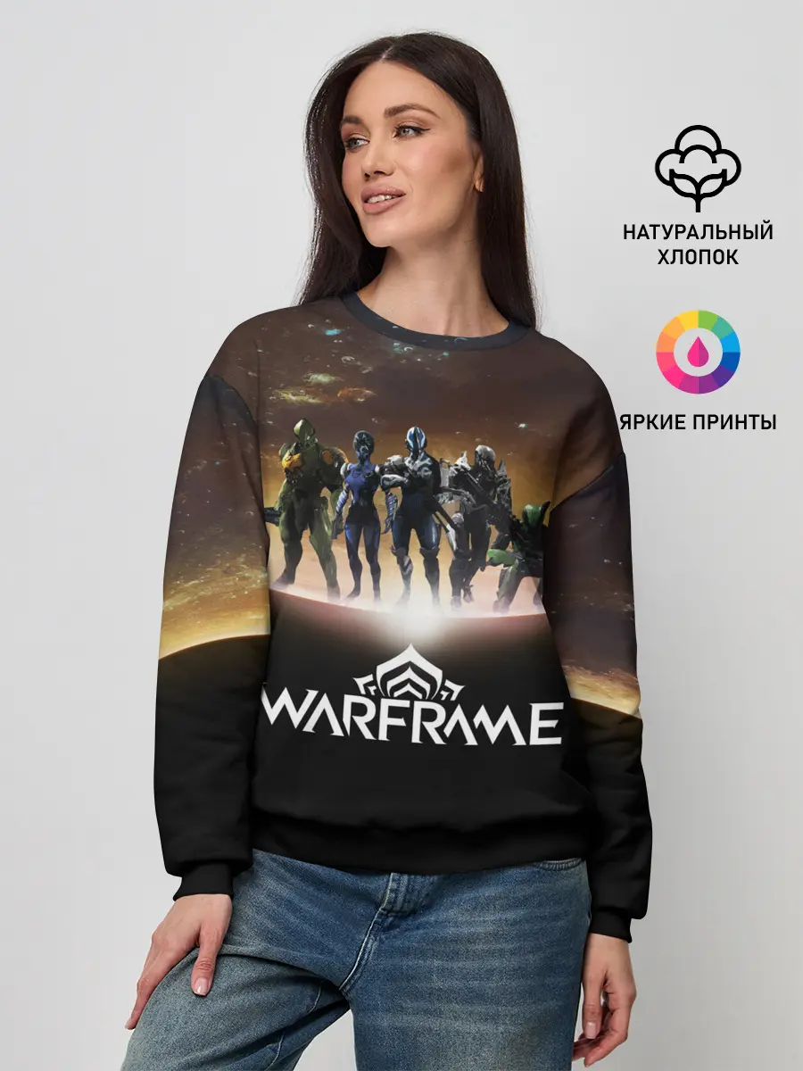 Женский свитшот / WARFRAME Planet