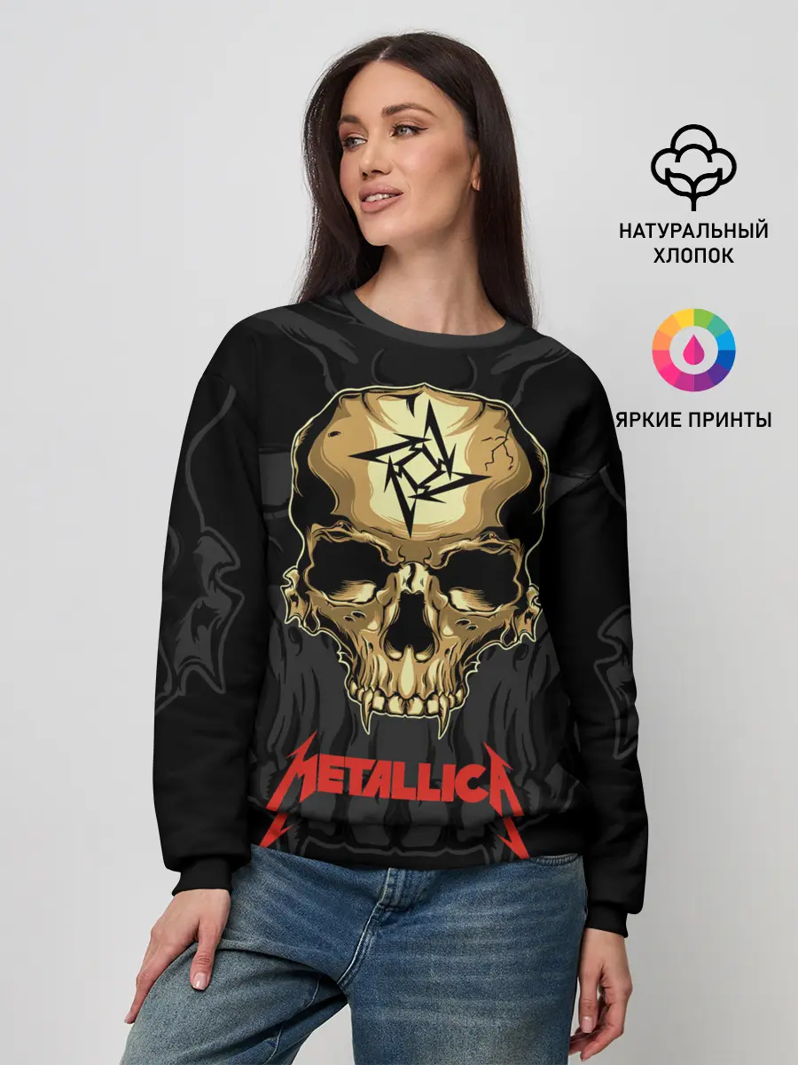 Женский свитшот / Metallica