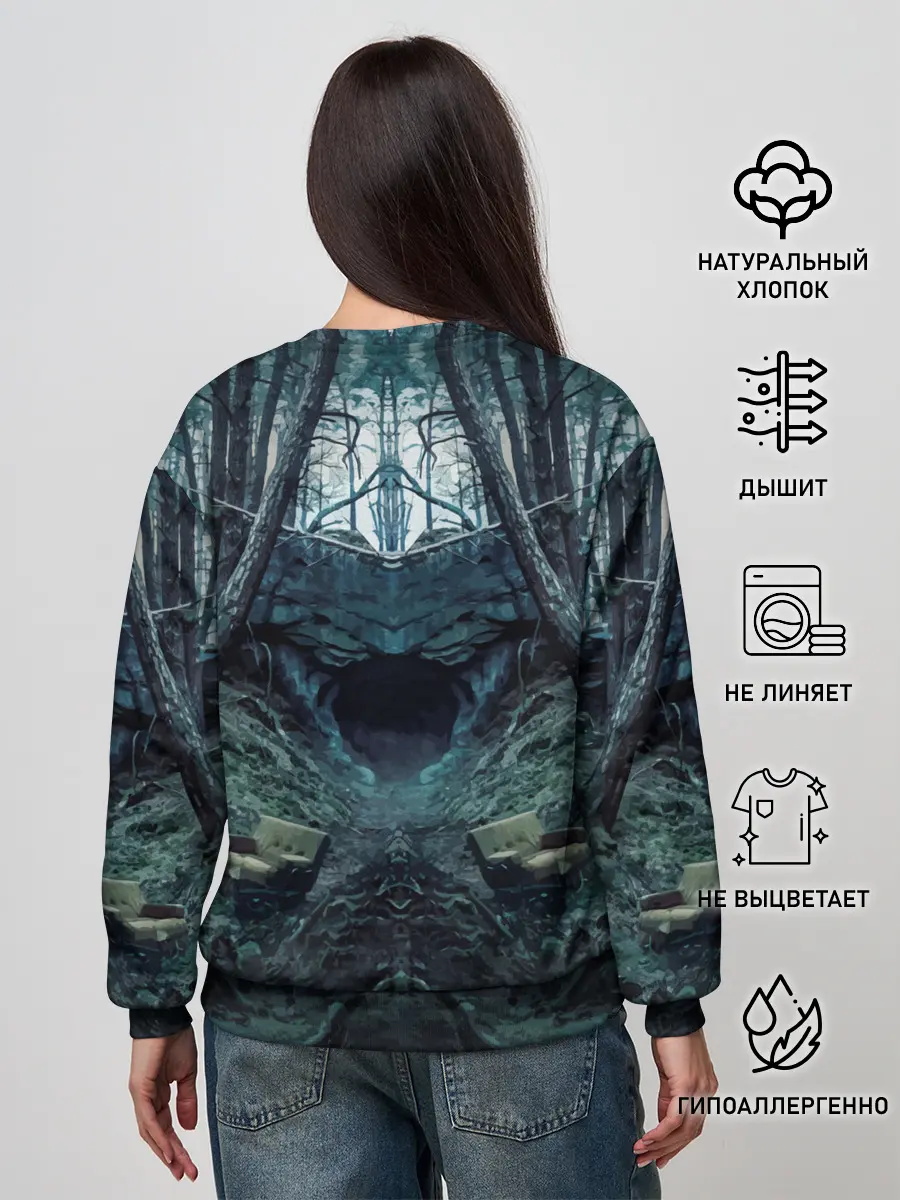 Женский свитшот / ТЬМА - No Future