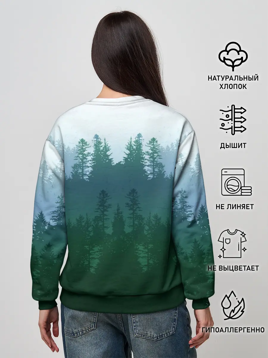 Женский свитшот / Сибирь