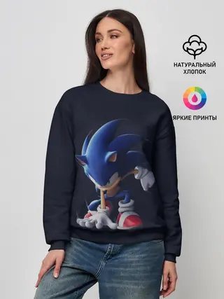 Женский свитшот / Sonic