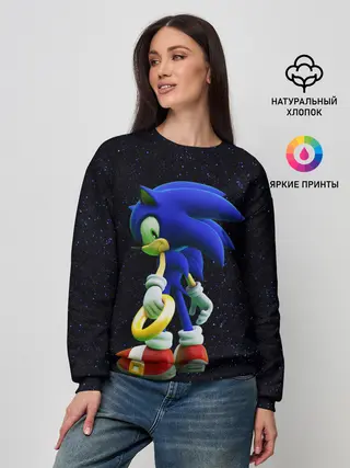Женский свитшот / Sonic