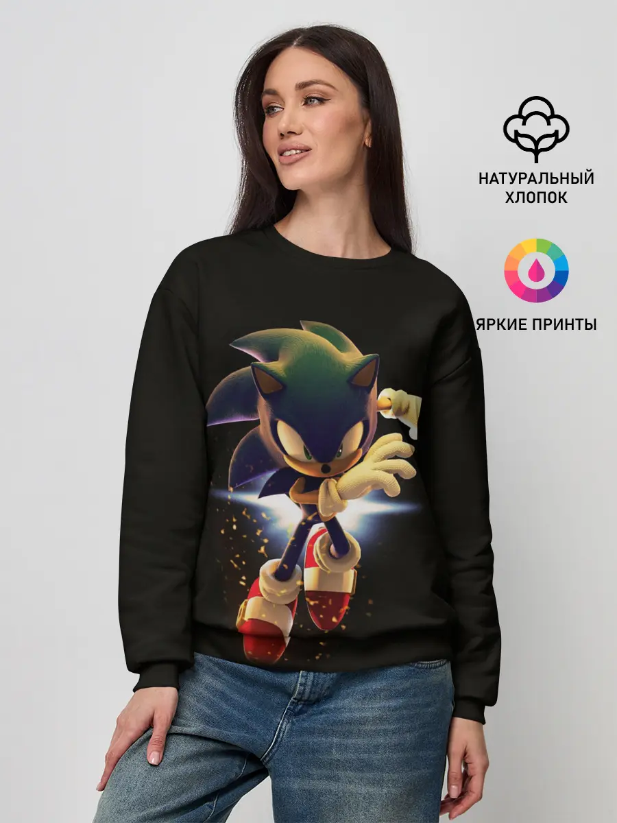 Женский свитшот / Sonic
