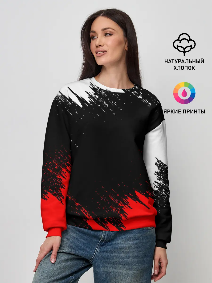 Женский свитшот / БРЫЗГИ КРАСОК