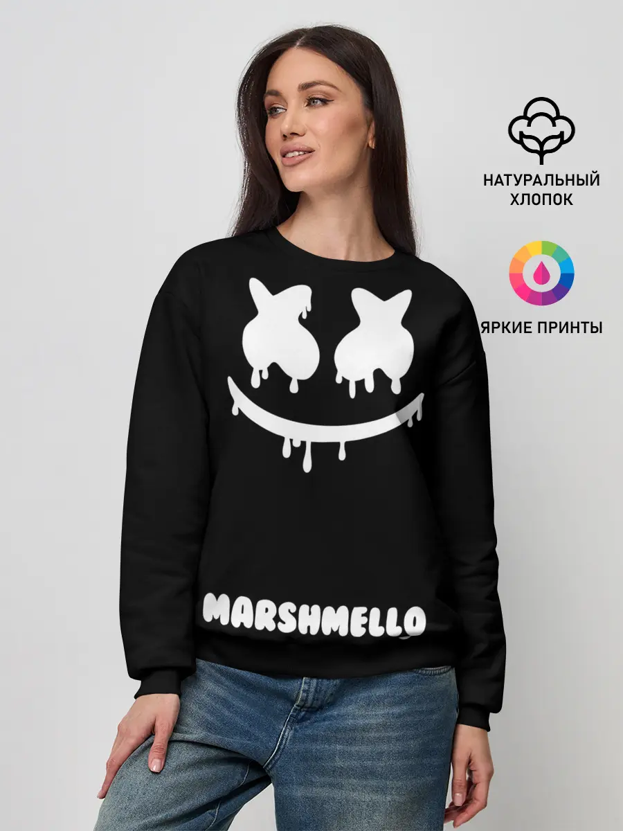Женский свитшот / РЮКЗАК MARSHMELLO