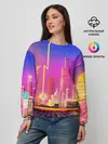 Женский свитшот / КИБЕР ГОРОД