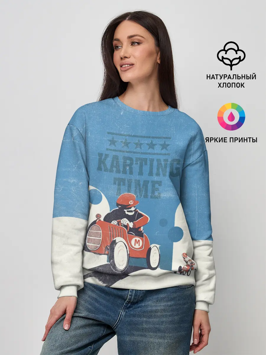 Женский свитшот / Karting time