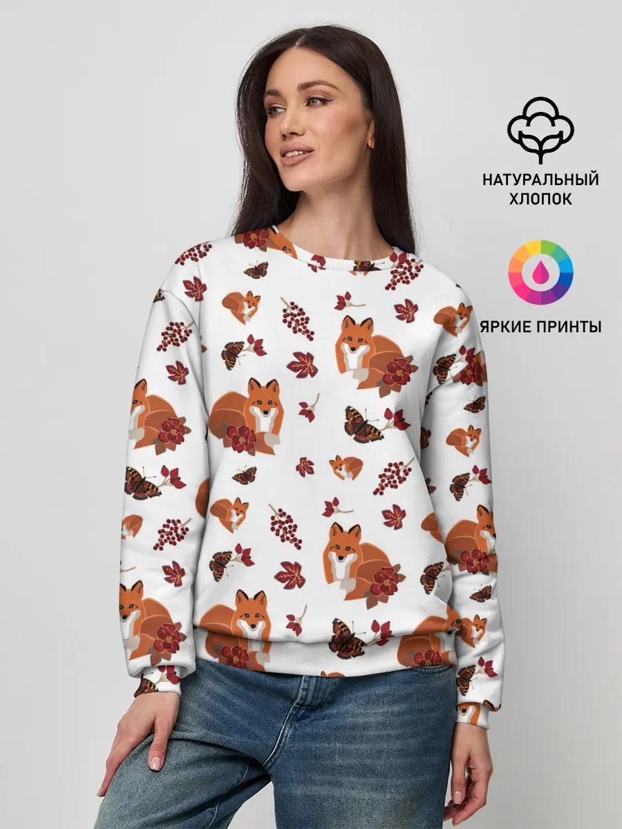 Женский свитшот / Лиса