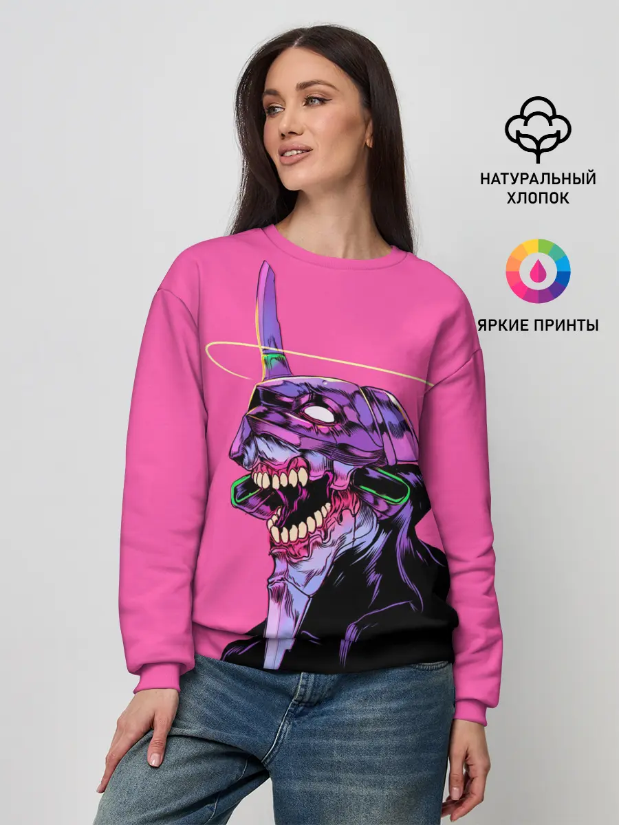 Женский свитшот / Монстр Евангелион