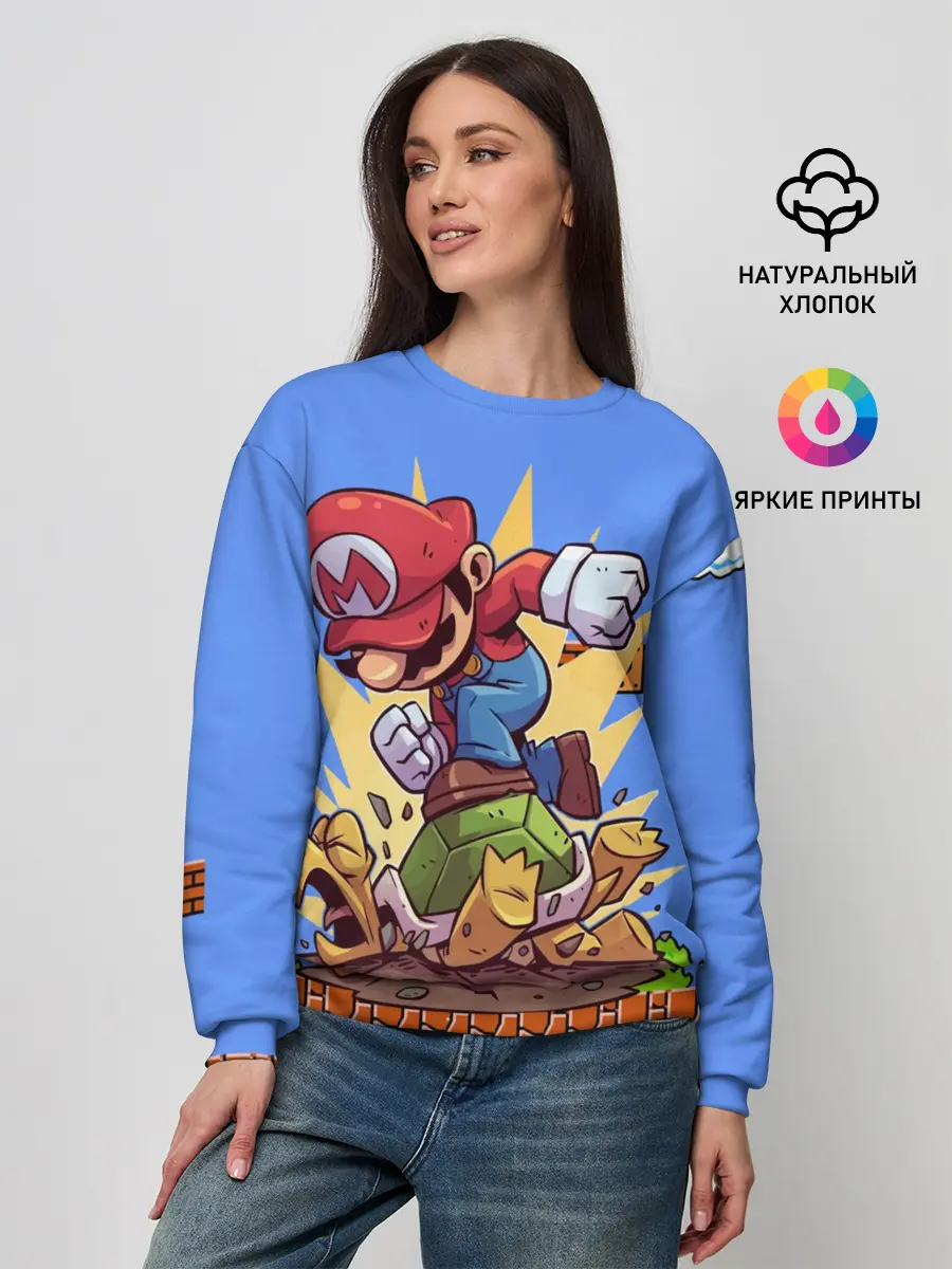 Женский свитшот / Марио