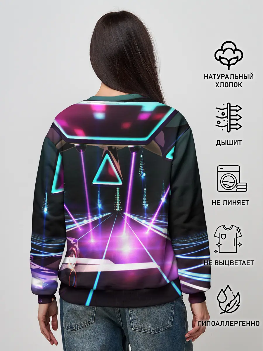 Женский свитшот / КИБЕРГОРОД