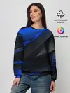 Женский свитшот / Blue and Black