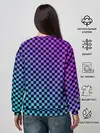 Женский свитшот / Checkerboard gradient