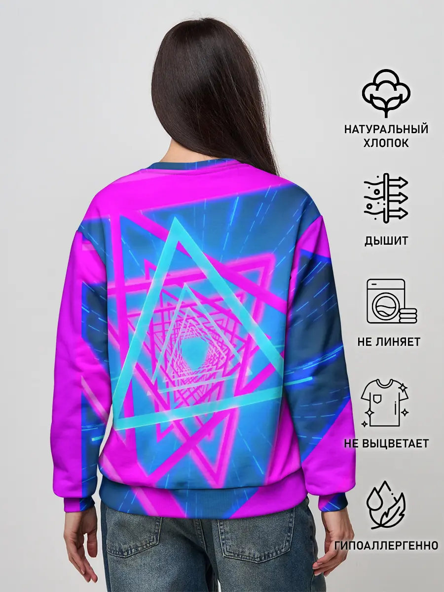 Женский свитшот / MUSIC NEON