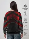 Женский свитшот / Black & Red Metal