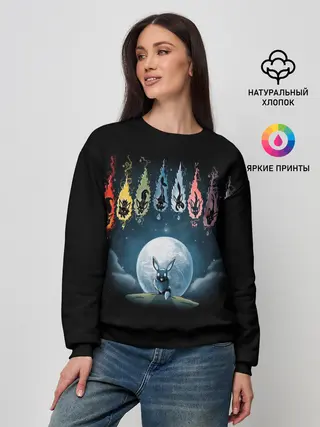 Женский свитшот / Покемон Эволюция Иви