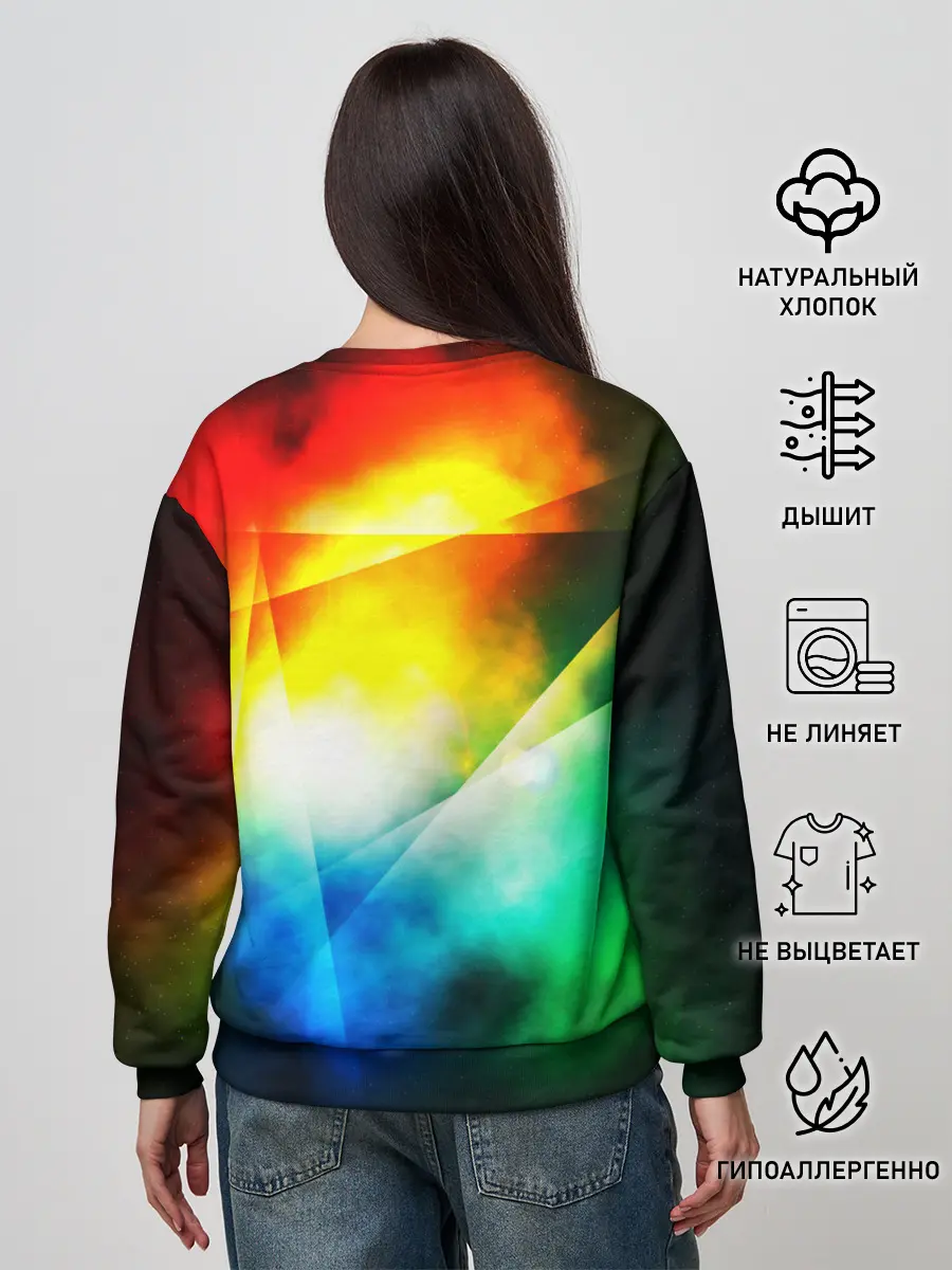 Женский свитшот / КРАСКИ КОСМОСА