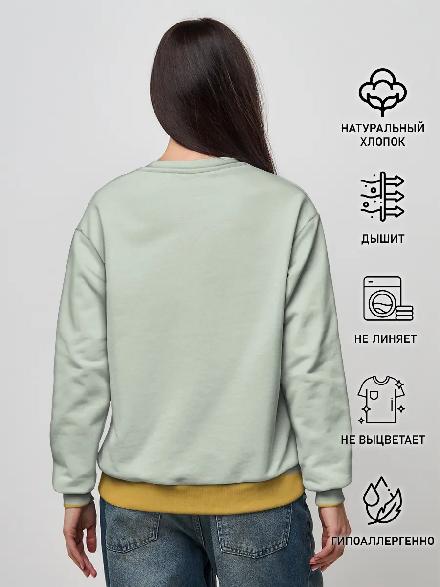 Женский свитшот / Подсолнухи