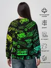 Женский свитшот / Billie Eilish Graffiti gradien