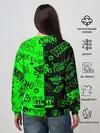 Женский свитшот / Billie Eilish Graffiti two col