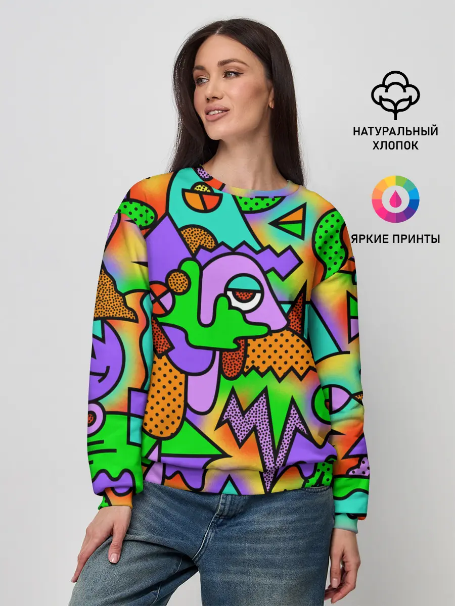 Женский свитшот / PSY GEOMETRY