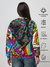Женский свитшот / психоделика