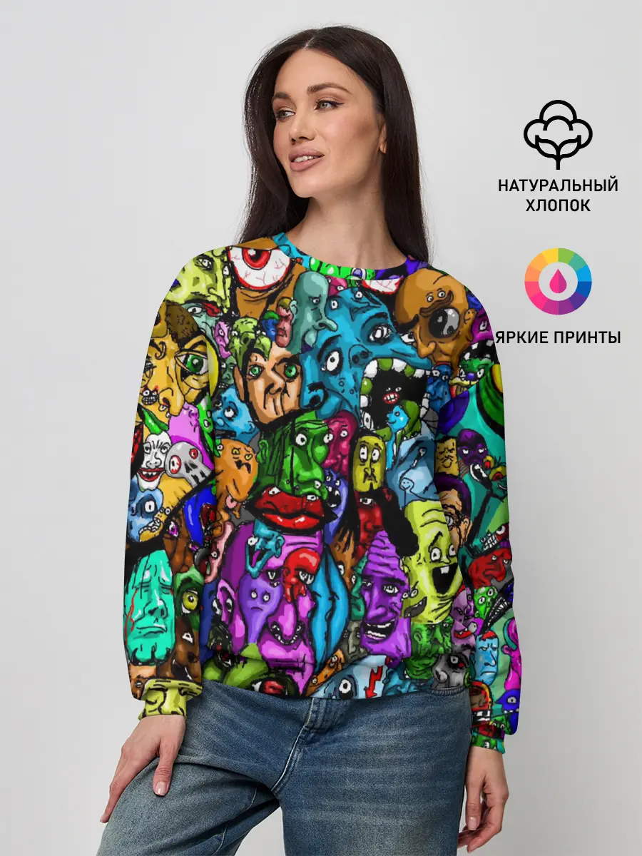 Женский свитшот / МЕМЫ