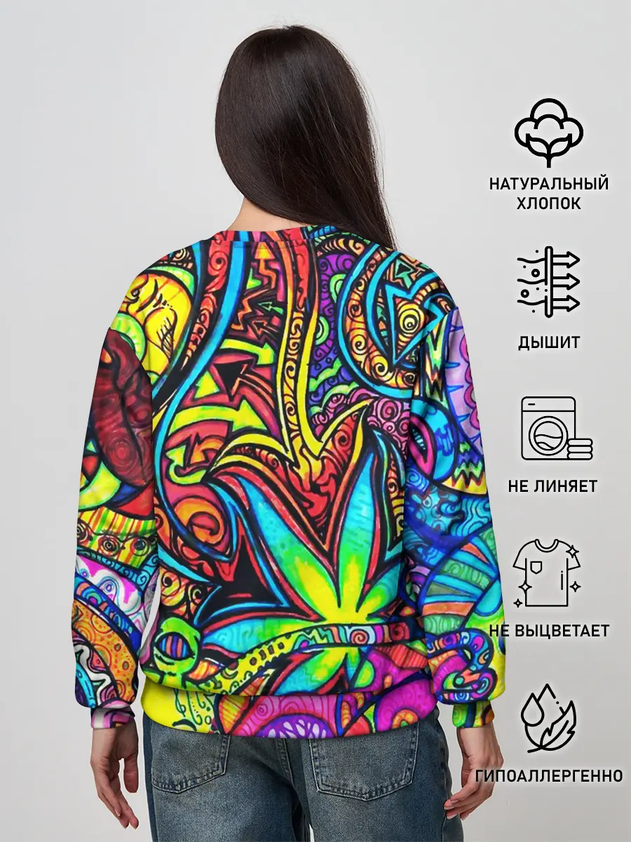 Женский свитшот / ABSTRACTION PSY