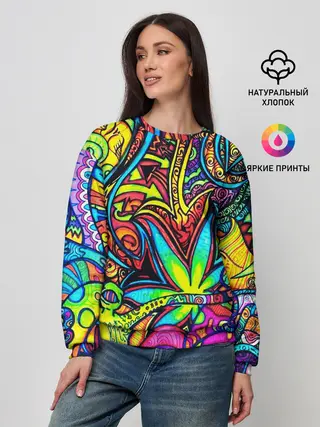 Женский свитшот / ABSTRACTION PSY