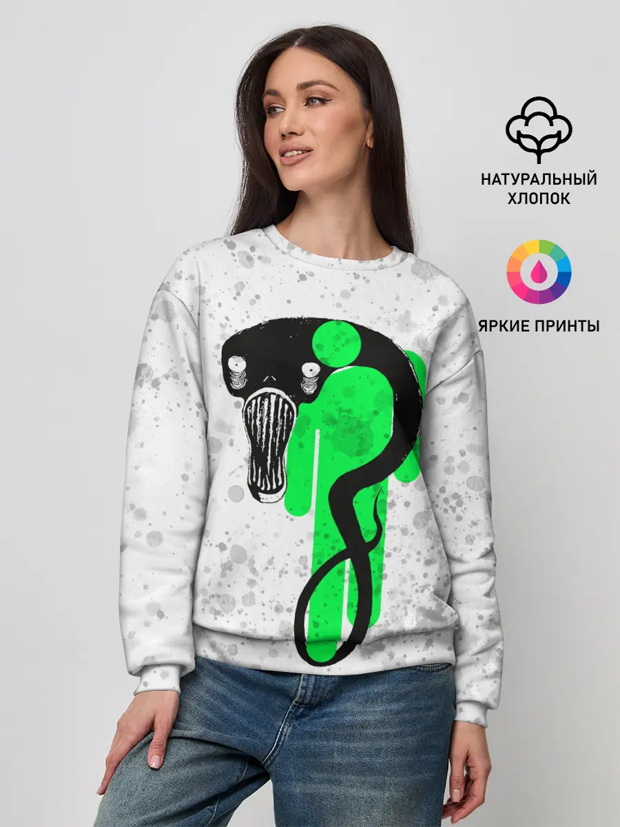 Женский свитшот / BILLIE EILISH - Blohsh & Ghoul