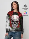 Женский свитшот / Skull and Roses