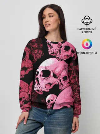 Женский свитшот / ЧЕРЕПА