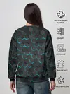 Женский свитшот / Turquoise Octagon