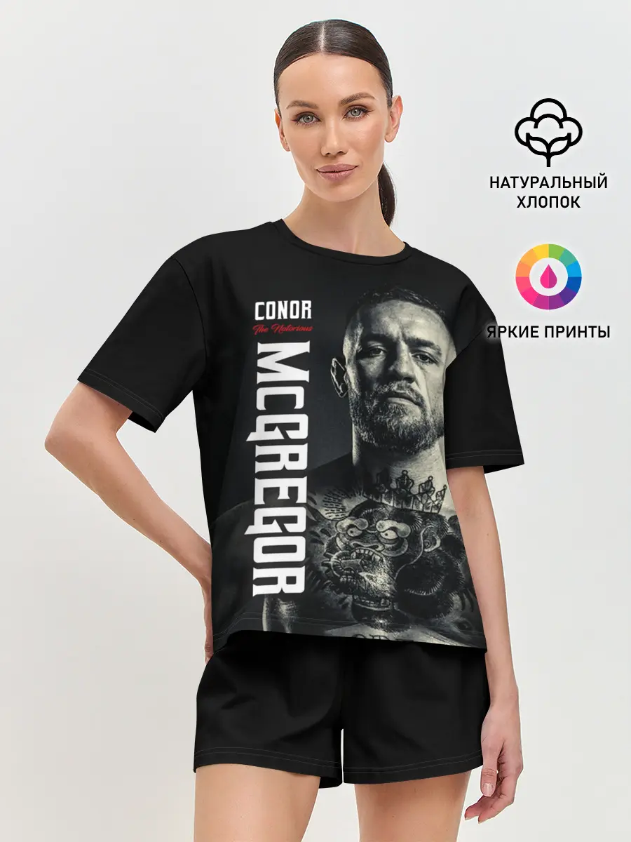 Женская пижама с шортами / Конор Макгрегор